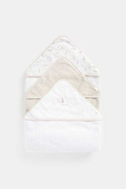 Mothercare / Полотенце с капюшоном, 3 шт. унисекс