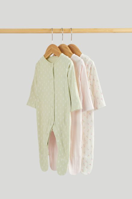 Mothercare / Слип, 3 шт. для девочки