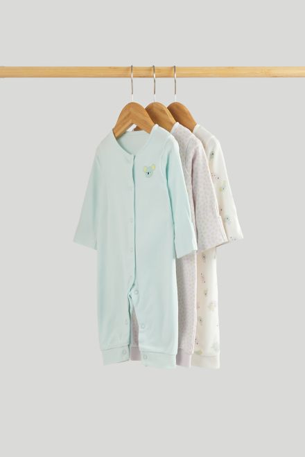 Mothercare / Слип без ножек, 3 шт. для девочки