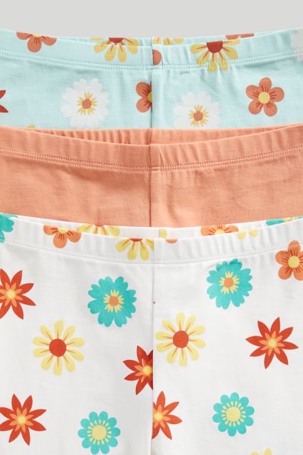Mothercare / Легинсы укороченные, 3 шт. для девочки