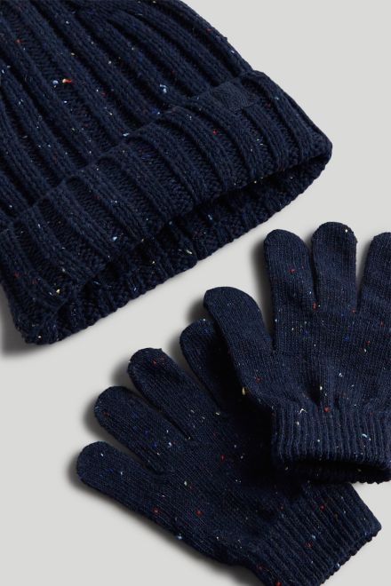 Mothercare / Комплект шарф, шапка и перчатки для мальчика