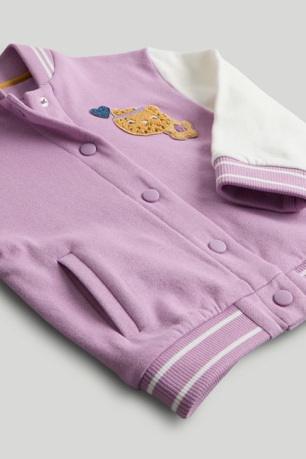 Mothercare / Бомбер с аппликацией для девочки