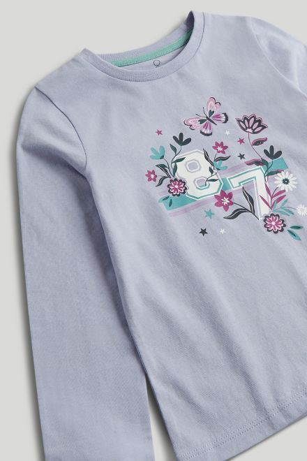 Mothercare / Лонгслив с принтом для девочки