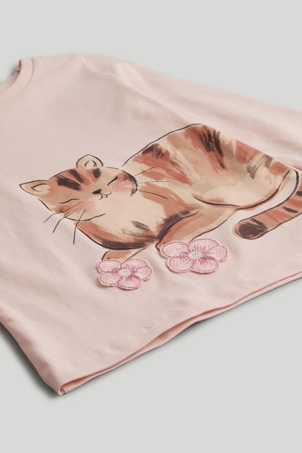 Mothercare / Лонгслив с принтом для девочки