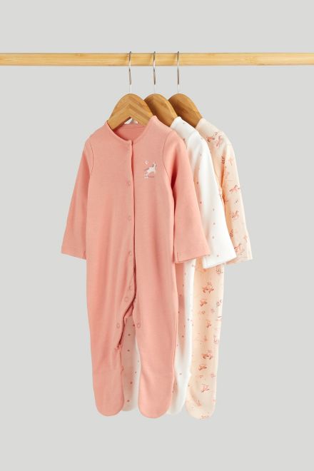 Mothercare / Слип, 3 шт. для девочки