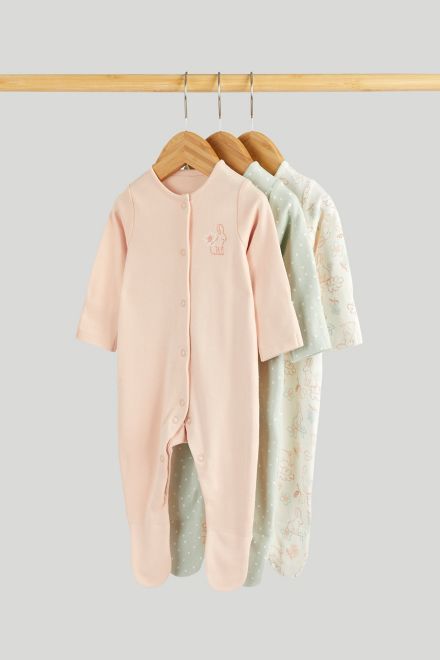 Mothercare / Слип, 3 шт. для девочки