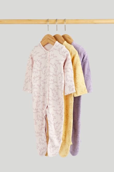 Mothercare / Слип, 3 шт. для девочки