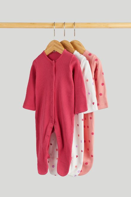 Mothercare / Слип, 3 шт. для девочки