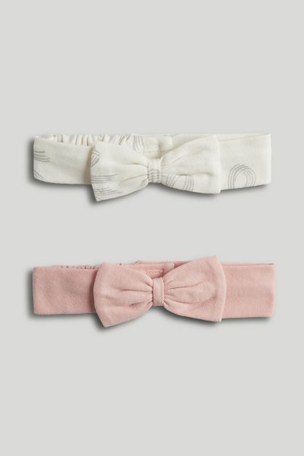 Mothercare / Повязка на голову с бантиком, 2 шт. для девочки