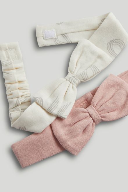 Mothercare / Повязка на голову с бантиком, 2 шт. для девочки