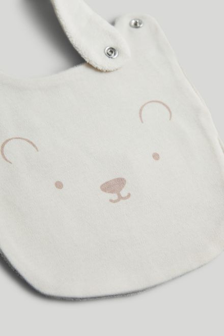 Mothercare / Комплект слип, боди 2 шт., брюки, лонгслив, фартук нагрудный, варежки-царапки и шапка унисекс