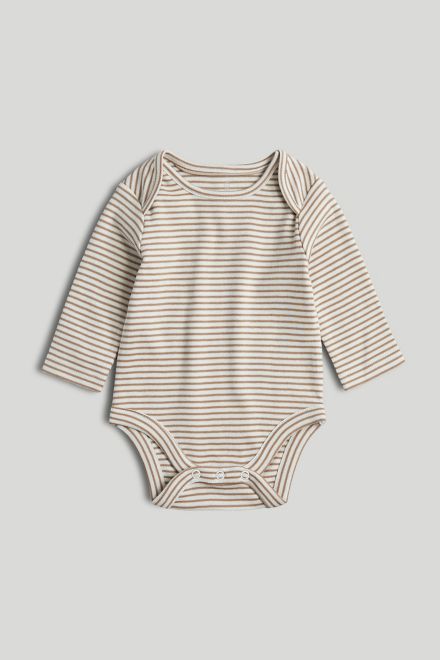 Mothercare / Комплект слип, боди 2 шт., брюки, лонгслив, фартук нагрудный, варежки-царапки и шапка унисекс