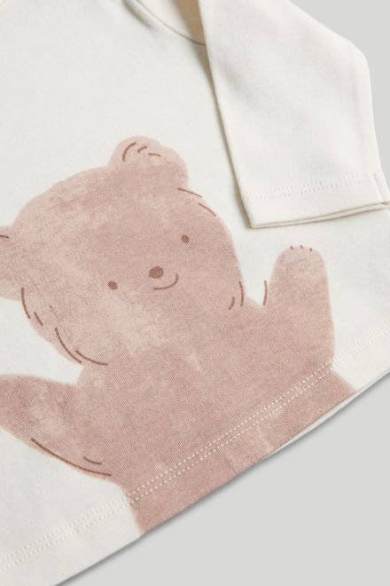 Mothercare / Комплект слип, боди 2 шт., брюки, лонгслив, фартук нагрудный, варежки-царапки и шапка унисекс