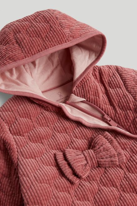 Mothercare / Слип утепленный с бантиком для девочки