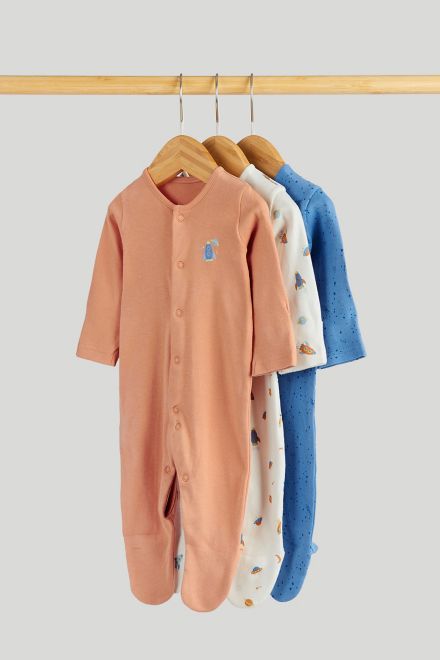 Mothercare / Слип, 3 шт. для мальчика