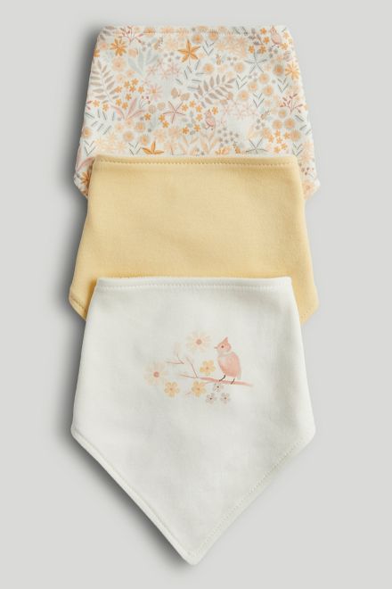 Mothercare / Фартук нагрудный, 3 шт. для девочки