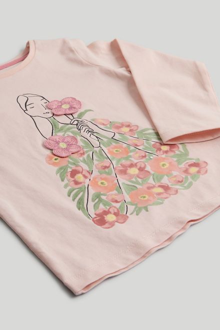 Mothercare / Лонгслив с принтом, 3 шт. для девочки