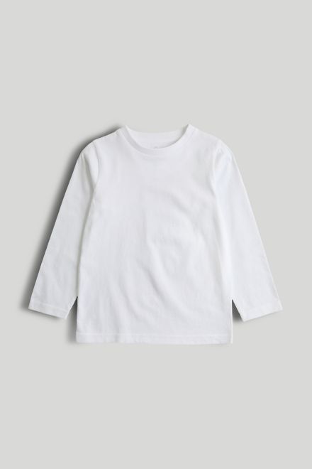 Mothercare / Лонгслив белый для мальчика