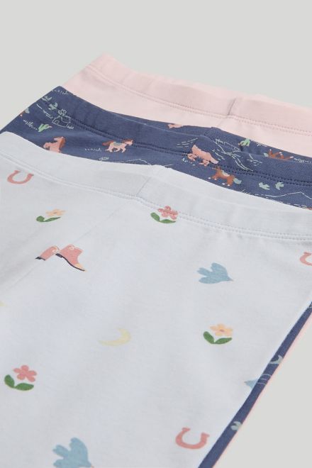Mothercare / Легинсы, 3 шт. для девочки