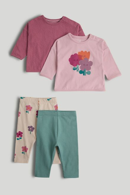 Mothercare / Комплект лонгслив и легинсы, 2 шт. для девочки