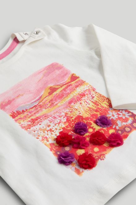 Mothercare / Лонгслив с принтом для девочки