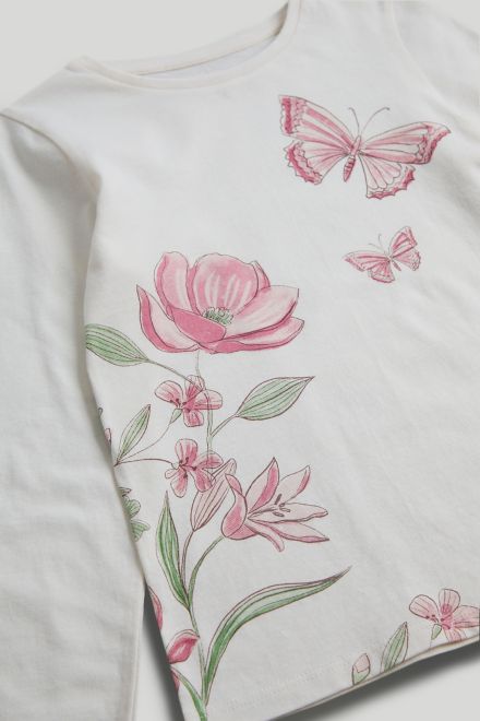 Mothercare / Лонгслив с принтом для девочки