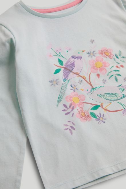 Mothercare / Лонгслив с принтом для девочки