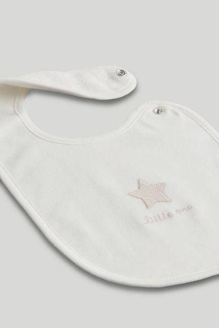 Mothercare / Комплект боди, брюки, кардиган, шапка, фартук нагрудный и варежки-царапки унисекс