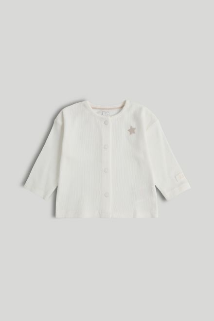 Mothercare / Комплект боди, брюки, кардиган, шапка, фартук нагрудный и варежки-царапки унисекс