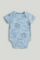 Mothercare / Комплект слип, боди 2 шт., брюки, лонгслив, фартук нагрудный, варежки-царапки и шапка для мальчика - фото 3