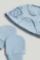 Mothercare / Комплект слип, боди 2 шт., брюки, лонгслив, фартук нагрудный, варежки-царапки и шапка для мальчика - фото 7