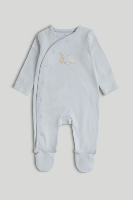 Mothercare / Комплект слип, боди 2 шт., брюки, лонгслив, фартук нагрудный, варежки-царапки и шапка для мальчика