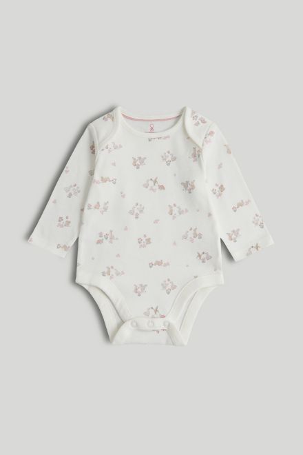Mothercare / Комплект слип, боди 2 шт., брюки, лонгслив, фартук нагрудный, варежки-царапки и шапка для девочки