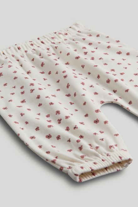 Mothercare / Комплект боди, брюки и шапка для девочки