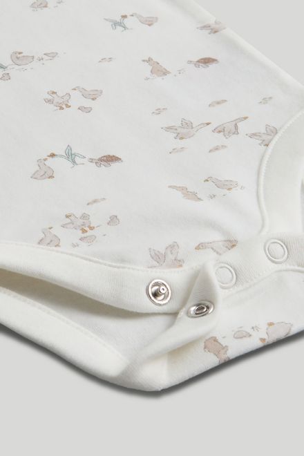 Mothercare / Комплект слип, боди 2 шт., брюки, лонгслив, фартук нагрудный, варежки-царапки и шапка унисекс