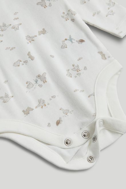 Mothercare / Комплект боди с длинным рукавом и полукомбинезон унисекс