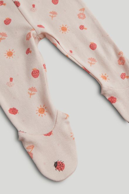 Mothercare / Комплект ползунки, боди и шапка для девочки