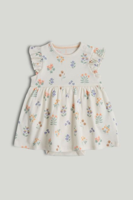 Mothercare / Комплект слип, боди, платье, брюки, лонгслив, фартук нагрудный, варежки-царапки и шапка для девочки