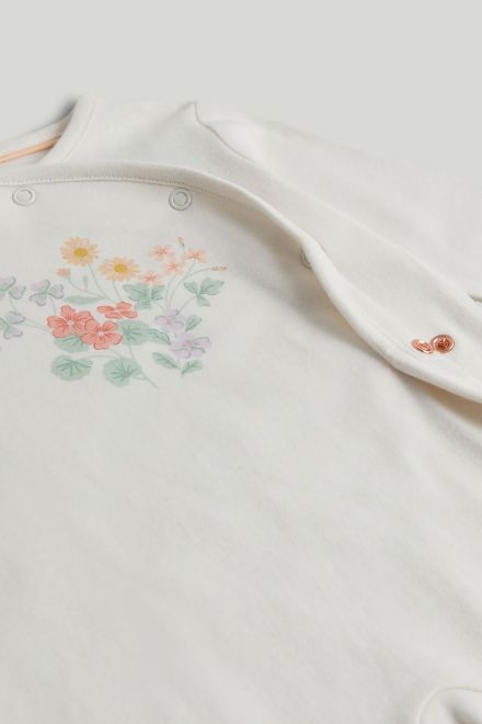 Mothercare / Комплект слип, боди, платье, брюки, лонгслив, фартук нагрудный, варежки-царапки и шапка для девочки