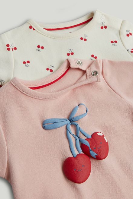 Mothercare / Боди с короким рукавом, 2 шт. для девочки