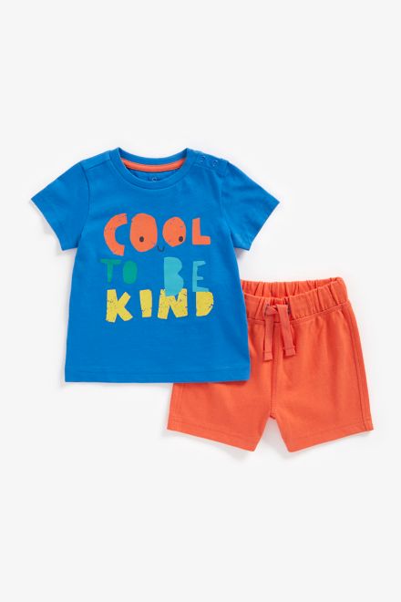 Mothercare / Комплект футболка и шорты трикотажные для мальчика