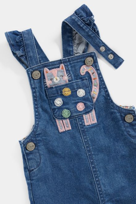 Mothercare / Полукомбинезон джинсовый для девочки