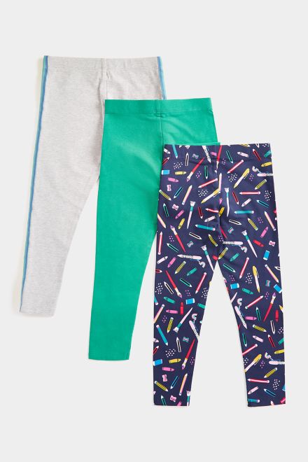 Mothercare / Легинсы, 3 шт. для девочки