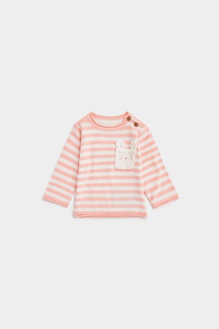 Mothercare / Комплект джемпер трикотажный, ползунки и шапка для девочки