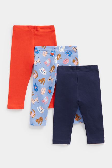 Mothercare / Легинсы, 3 шт. для девочки