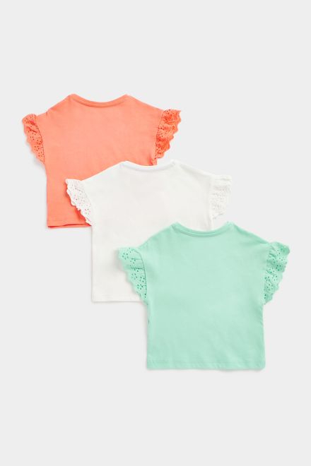 Mothercare / Футболка, 3 шт. для девочки