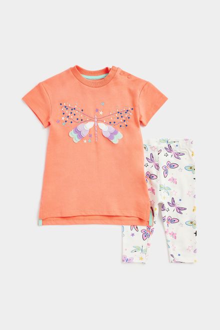 Mothercare / Комплект легинсы и футболка для девочки