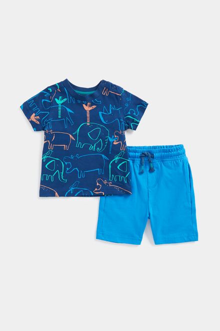 Mothercare / Комплект шорты трикотажные и футболка для мальчика
