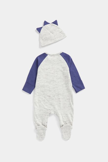 Mothercare / Комплект слип и шапка для мальчика