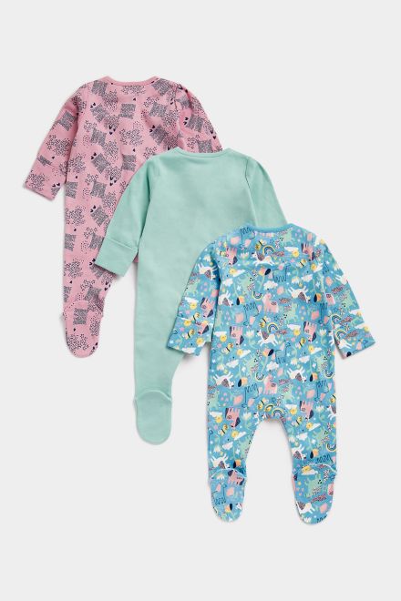 Mothercare / Слип, 3 шт. для девочки
